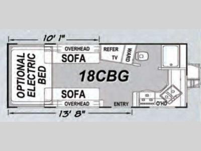 Floorplan - 2015 Eclipse Stellar Xtra Lite 18CBG