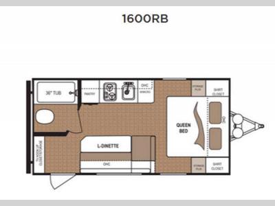 Floorplan - 2016 Dutchmen RV Aspen Trail 1600RB