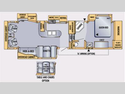 Floorplan - 2007 Jayco Eagle 341 RLQS