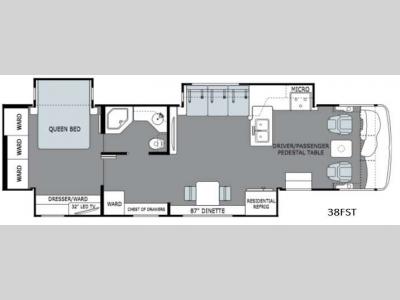 Floorplan - 2016 Holiday Rambler Ambassador 38FST