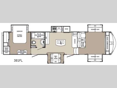 Floorplan - 2015 Palomino Columbus F381FL