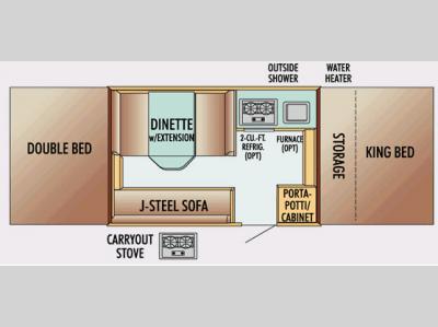 Floorplan - 2007 Jayco Jay Series 1006
