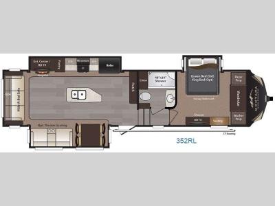 Floorplan - 2016 Keystone RV Montana High Country 352RL
