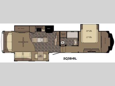 Floorplan - 2016 Redwood RV Sequoia SQ38HRL