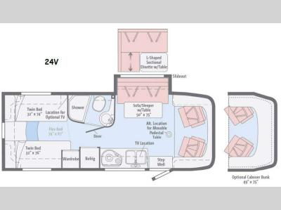 Floorplan - 2016 Itasca Navion 24V