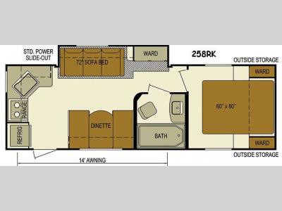 Floorplan - 2015 Skyline Nomad 258RK