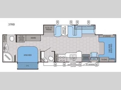 Floorplan - 2016 Jayco Seneca 37RB