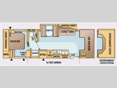 Floorplan - 2007 Jayco Greyhawk 31 SS