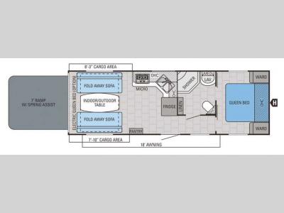 Floorplan - 2016 Jayco Octane Super Lite 273