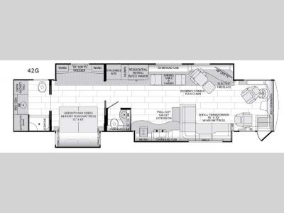 Floorplan - 2016 American Coach American Revolution 42G
