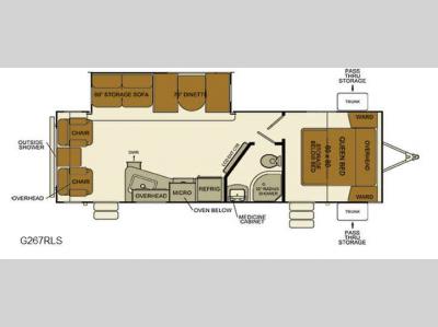 Floorplan - 2016 EverGreen RV i-Go G267RLS