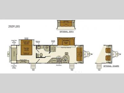 Floorplan - 2016 EverGreen RV Ever-Lite 292FLBS