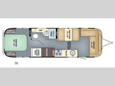 Floorplan - 2016 Airstream RV International Signature 30