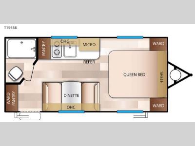 Floorplan - 2016 Forest River RV Wildwood X Lite FS 195RB