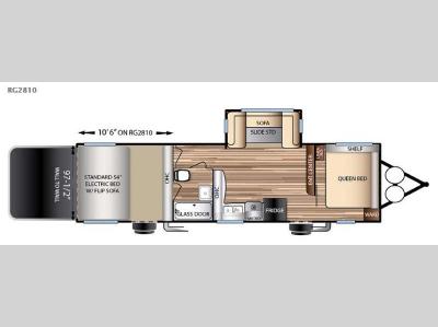 Floorplan - 2016 Forest River RV Stealth RG2810