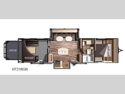Floorplan - 2016 Highland Ridge RV Highlander HT31RGR