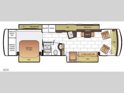 Floorplan - 2016 Newmar Ventana 3635