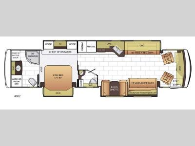 Floorplan - 2016 Newmar Ventana 4002