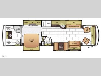 Floorplan - 2016 Newmar Ventana LE 3812