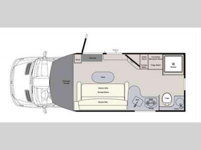 Floorplan - 2016 Pleasure-Way Plateau XL Plateau XL