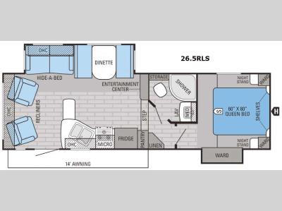 Floorplan - 2016 Jayco Eagle HT 26.5RLS