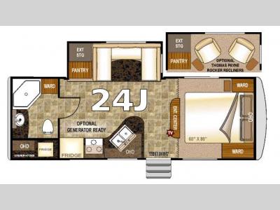 Floorplan - 2016 Northwood Arctic Fox 24J