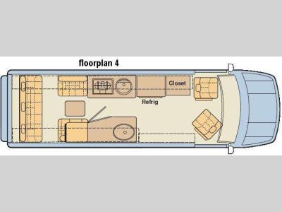 Floorplan - 2016 Midwest Automotive Designs Weekender Sprinter Floorplan 4
