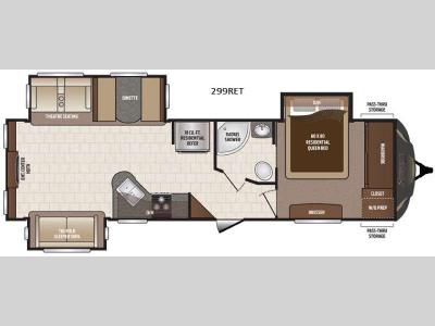 Floorplan - 2016 Keystone RV Sprinter 299RET