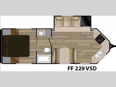 Floorplan - 2016 Cruiser Fun Finder XTREME LITE F-229VSD