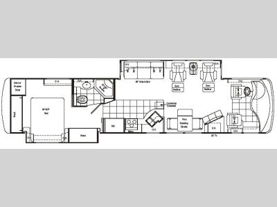Floorplan - 2007 Damon Tuscany 4077