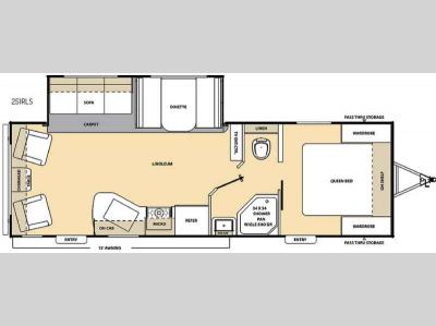 Floorplan - 2016 Coachmen RV Catalina SBX 251RLS