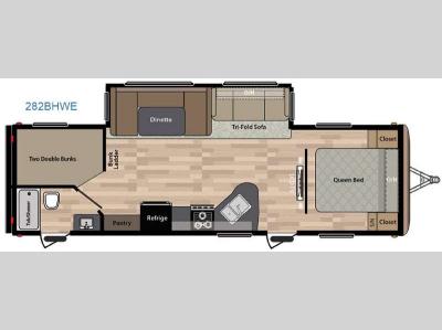 Floorplan - 2016 Keystone RV Springdale 282BHWE