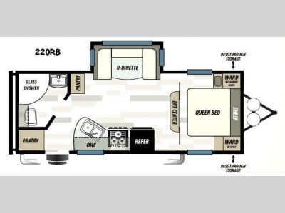 Floorplan - 2016 Forest River RV EVO ATS 220RB
