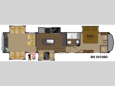 Floorplan - 2016 Heartland Bighorn 3970RD