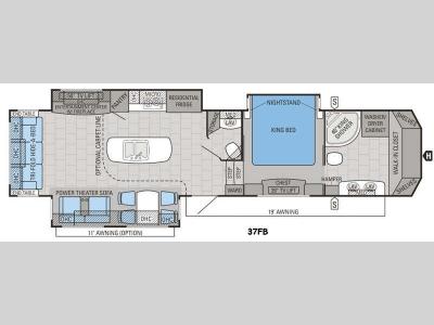 Floorplan - 2016 Jayco Designer 37FB