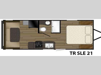 Floorplan - 2016 Heartland Trail Runner SLE 21