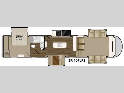 Floorplan - 2016 Heartland ElkRidge 40FLFS