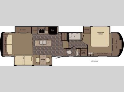 Floorplan - 2016 Redwood RV Sequoia SQ38GKS