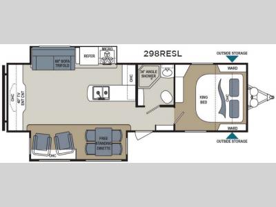 Floorplan - 2016 Dutchmen RV Aerolite 298RESL