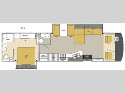 Floorplan - 2016 Coachmen RV Mirada Select 37LS