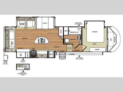 Floorplan - 2016 Forest River RV Salem Hemisphere Lite 276RLIS