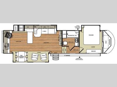 Floorplan - 2016 Forest River RV Wildwood Heritage Glen 346RK