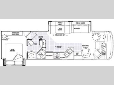 Floorplan - 2007 National RV Sea Breeze 1350