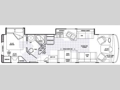 Floorplan - 2007 National RV Surf Side DE34D