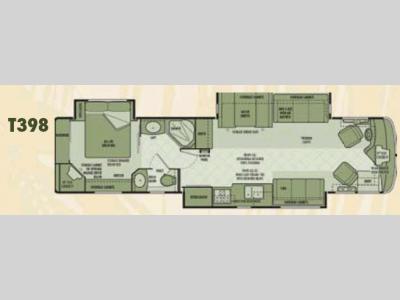 Floorplan - 2006 National RV Tropical LX T398