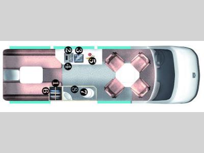 Floorplan - 2007 Roadtrek - RS Adventurous RS Adventurous