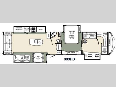 Floorplan - 2016 Palomino Columbus Compass F383FB