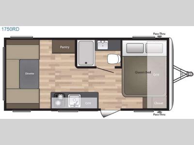 Floorplan - 2016 Keystone RV Summerland 1750RD