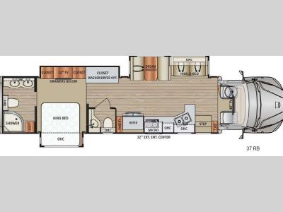 Floorplan - 2017 Dynamax DX3 37RB