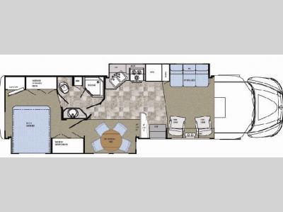 Floorplan - 2007 Gulf Stream RV SuperNova 6362
